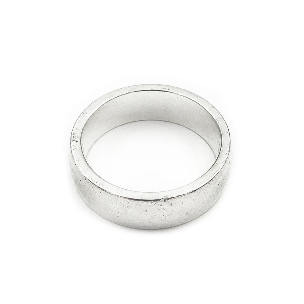 Sileä sormus,fl.halk.18mm lev.5mm #3