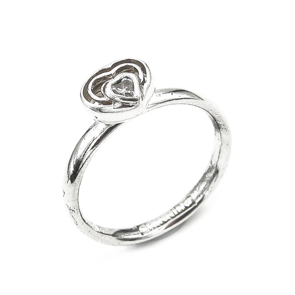 Spinning sydänsormus, cz halk.19mm lev.2mm #0