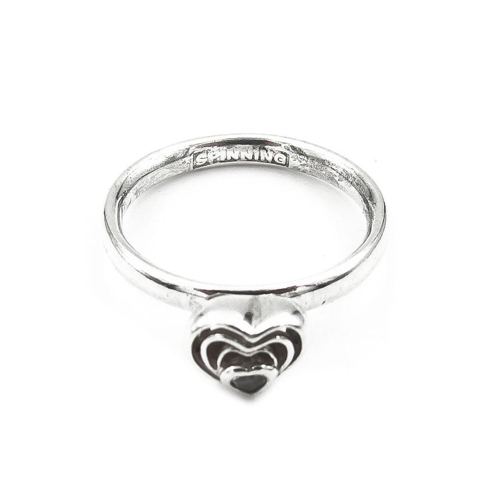 Spinning sydänsormus, cz halk.19mm lev.2mm #3