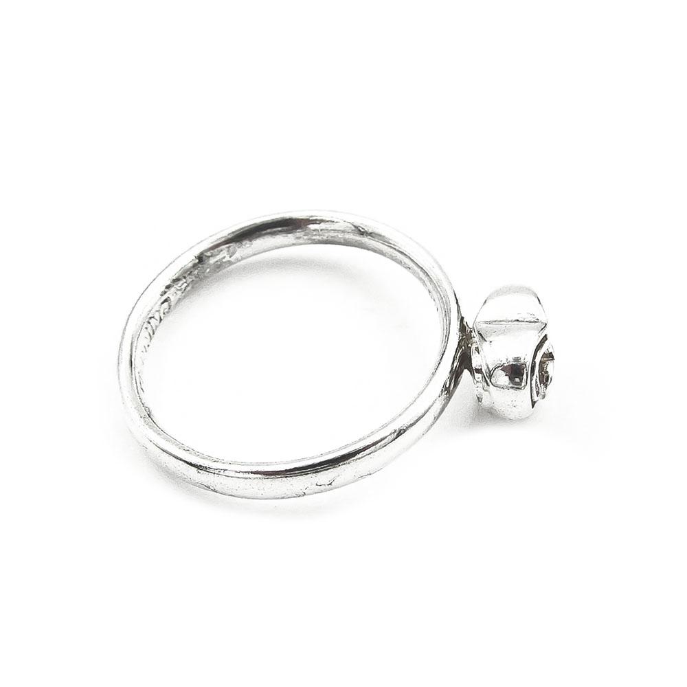 Spinning sydänsormus, cz halk.19mm lev.2mm #4