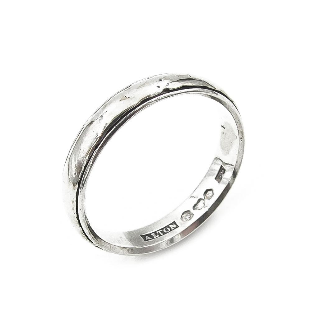 Ruotsalaista hopeaa sormus halk.20mm v.1956 #0