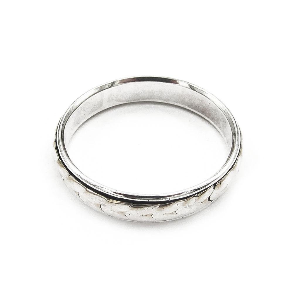 Ruotsalaista hopeaa sormus halk.20mm v.1956 #2