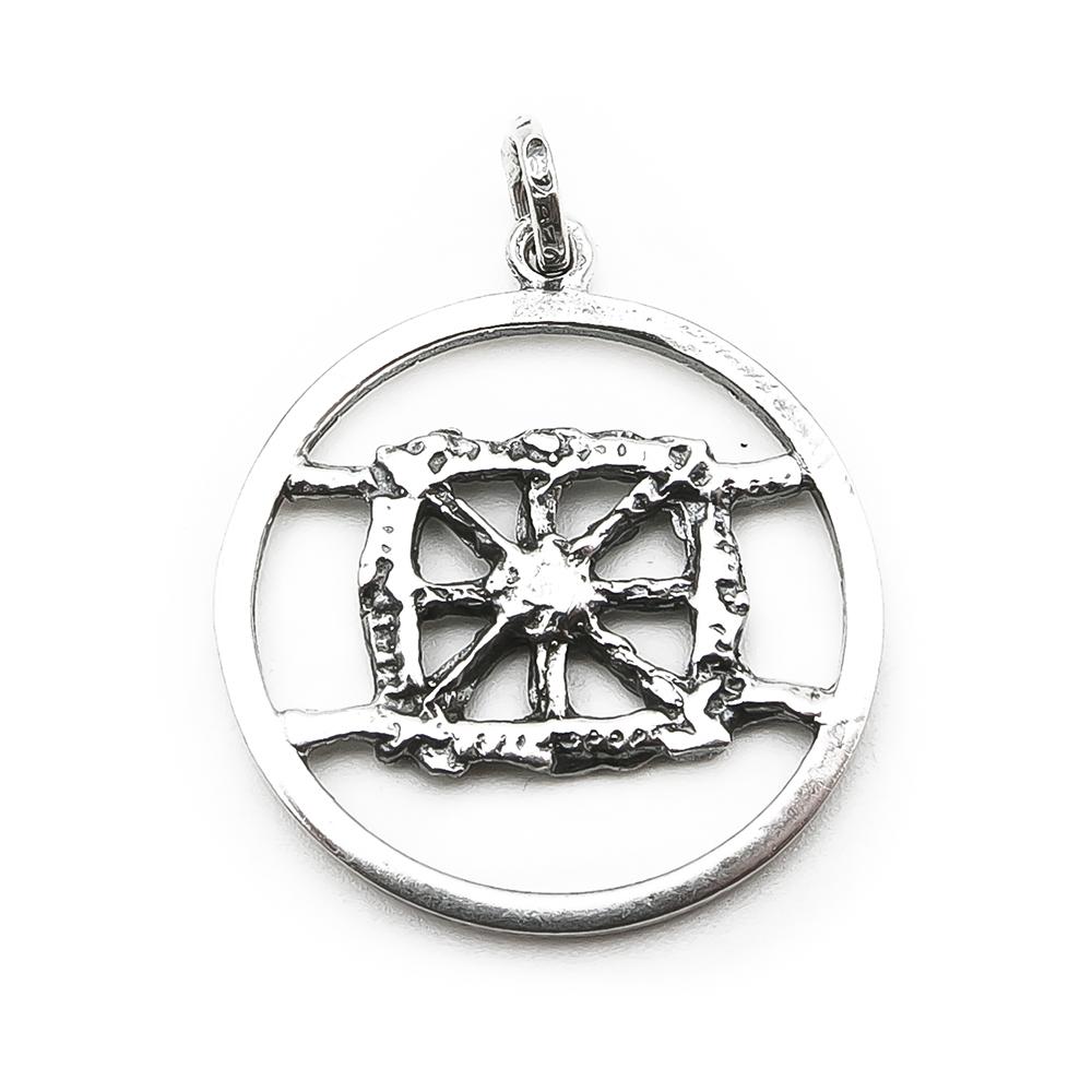 Hopeinen Sarpaneva pitsiriipus #0