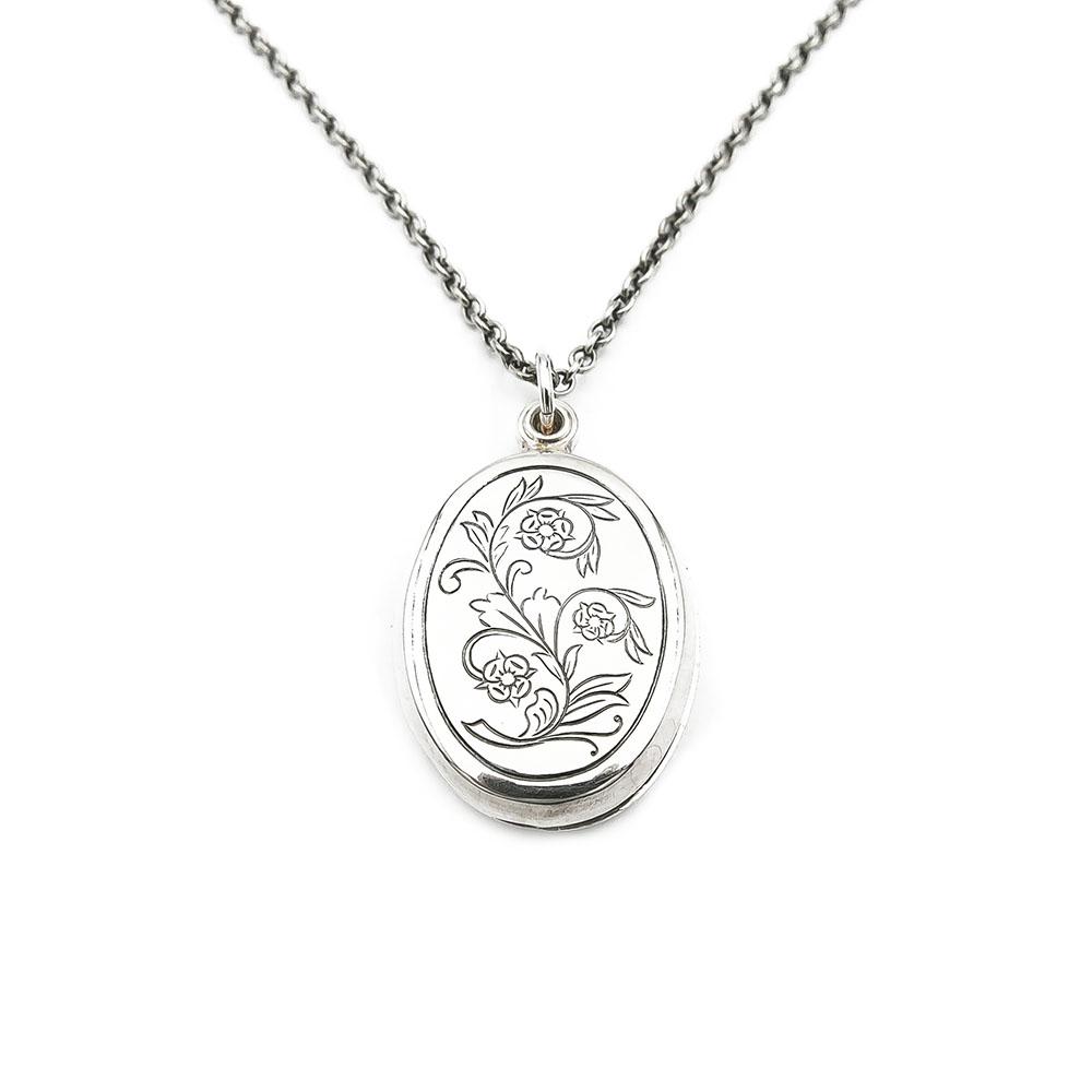 Medaljonki Lapista 62cm hopea Kalevala Koru #0