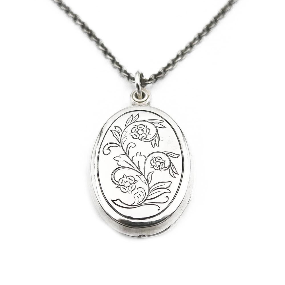 Medaljonki Lapista 62cm hopea Kalevala Koru #1