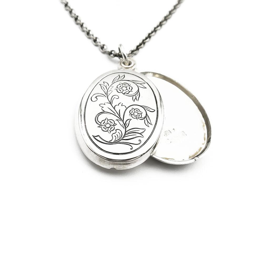 Medaljonki Lapista 62cm hopea Kalevala Koru #2