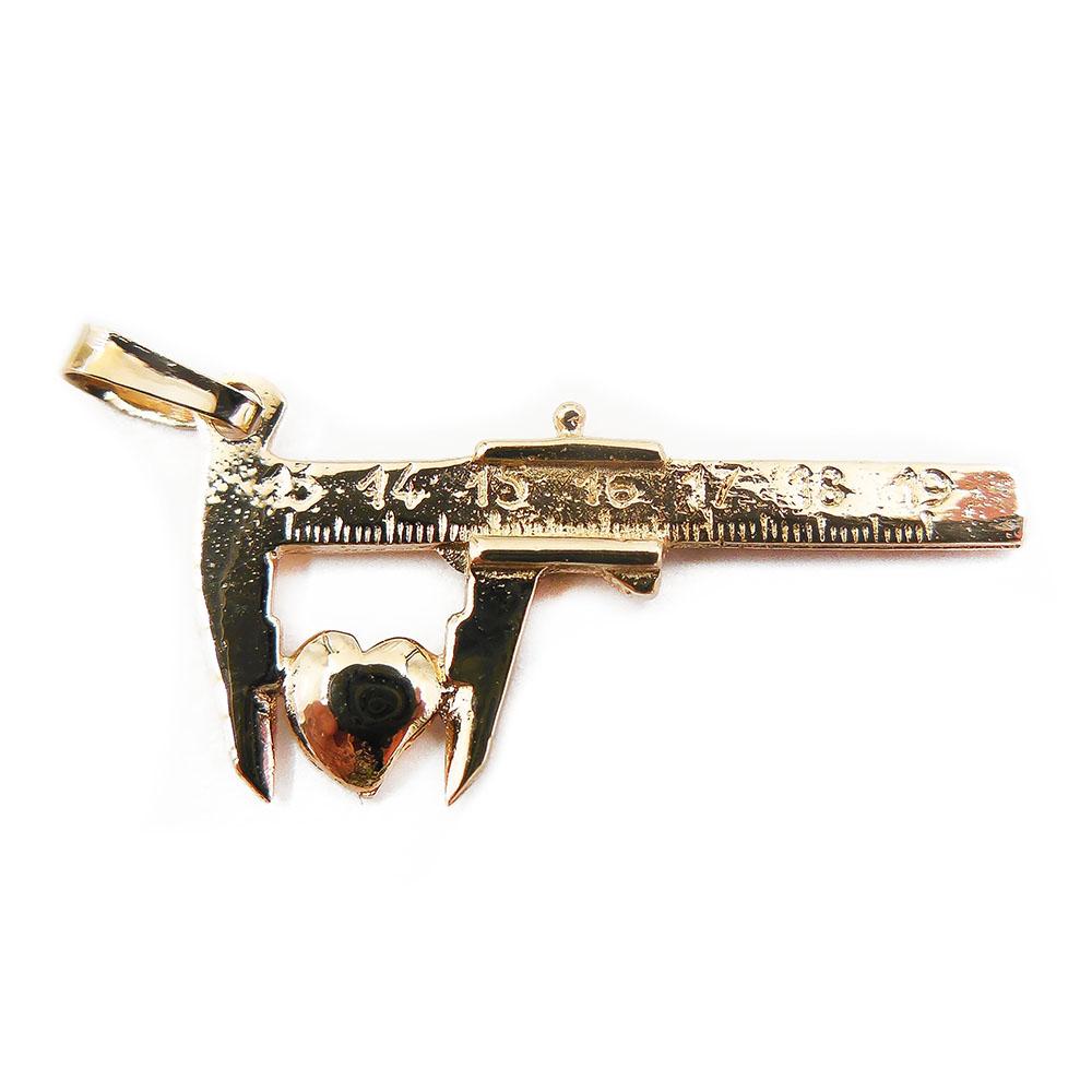 Kultainen riipus, työntömitta #3