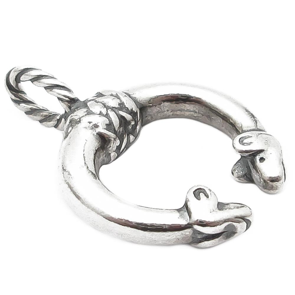 Kalevala koru hopeinen Hirvenpääriipus pieni #1