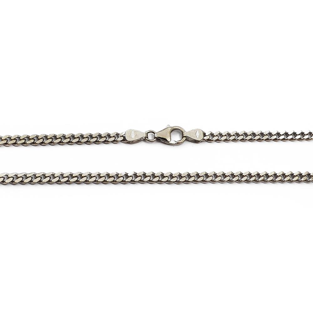 Valkokultainen panssariketju 45cm #1