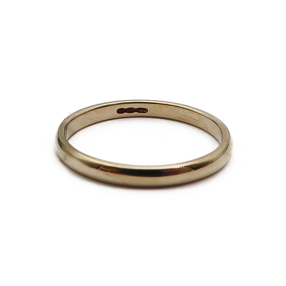 kultainen kihlasormus 16,25mm v.2001 PAP #2
