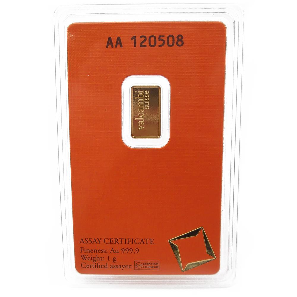 1g sijoituslaatta Valcambi AA120507 #1