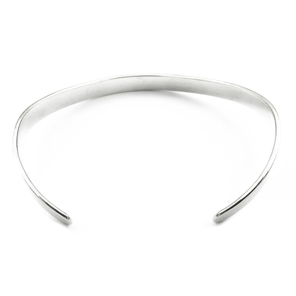 Hopeinen rannerengas halk.63mm #1