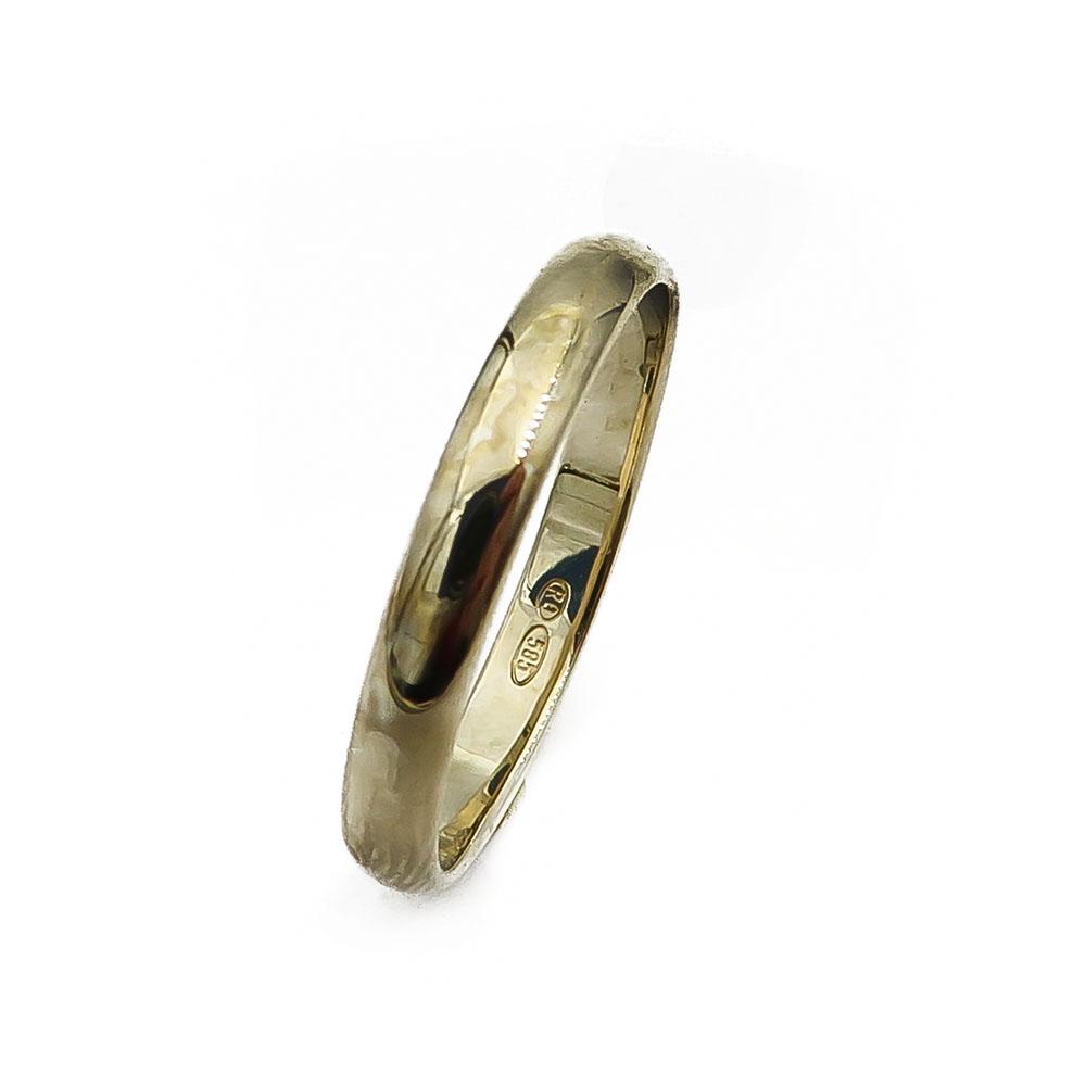 Keltakultainen kihlasormus 17,65mm RO #0