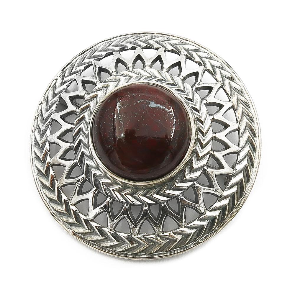 Uskelan solki v.-79 hopea Kalevala Koru #0