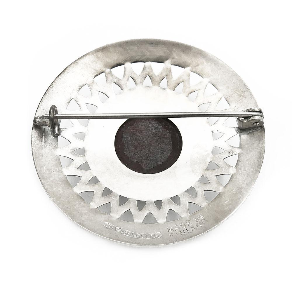 Uskelan solki v.-79 hopea Kalevala Koru #1