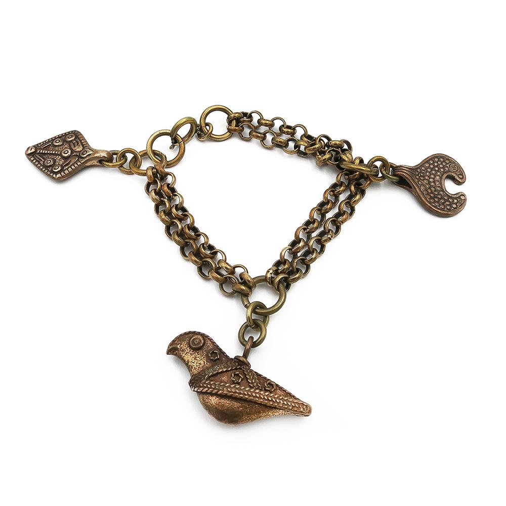 Aarrekääty rannekoru 16cm pronssi Kalevala Koru #0