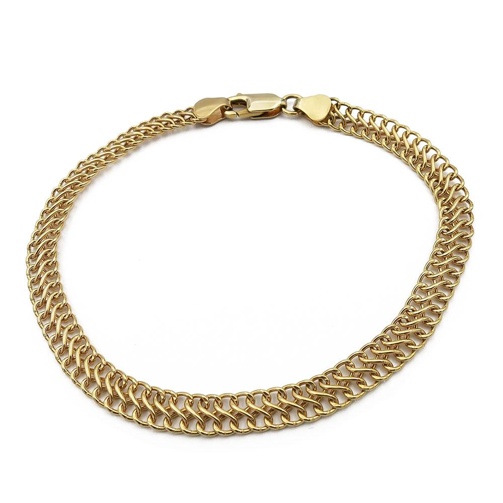 Kultainen ranneketju 19cm #0