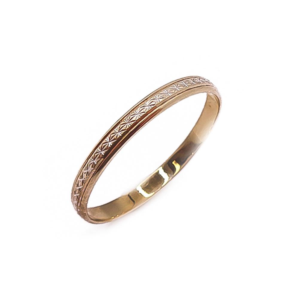 Kultainen teksturoitukihla 9k 20.50mm #0