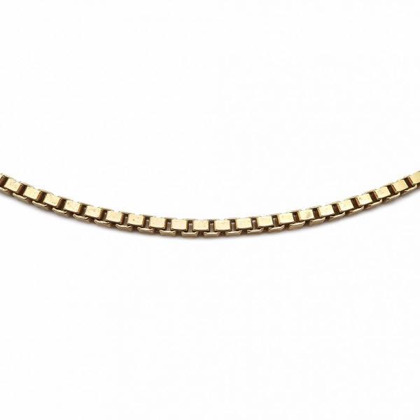 Näyttävä kultainen venetsiaketju 50cm lev.2mm #0