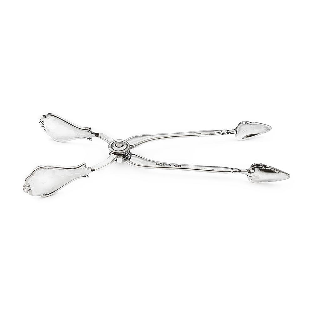 Hopeiset Chippendale sokeripihdit #0