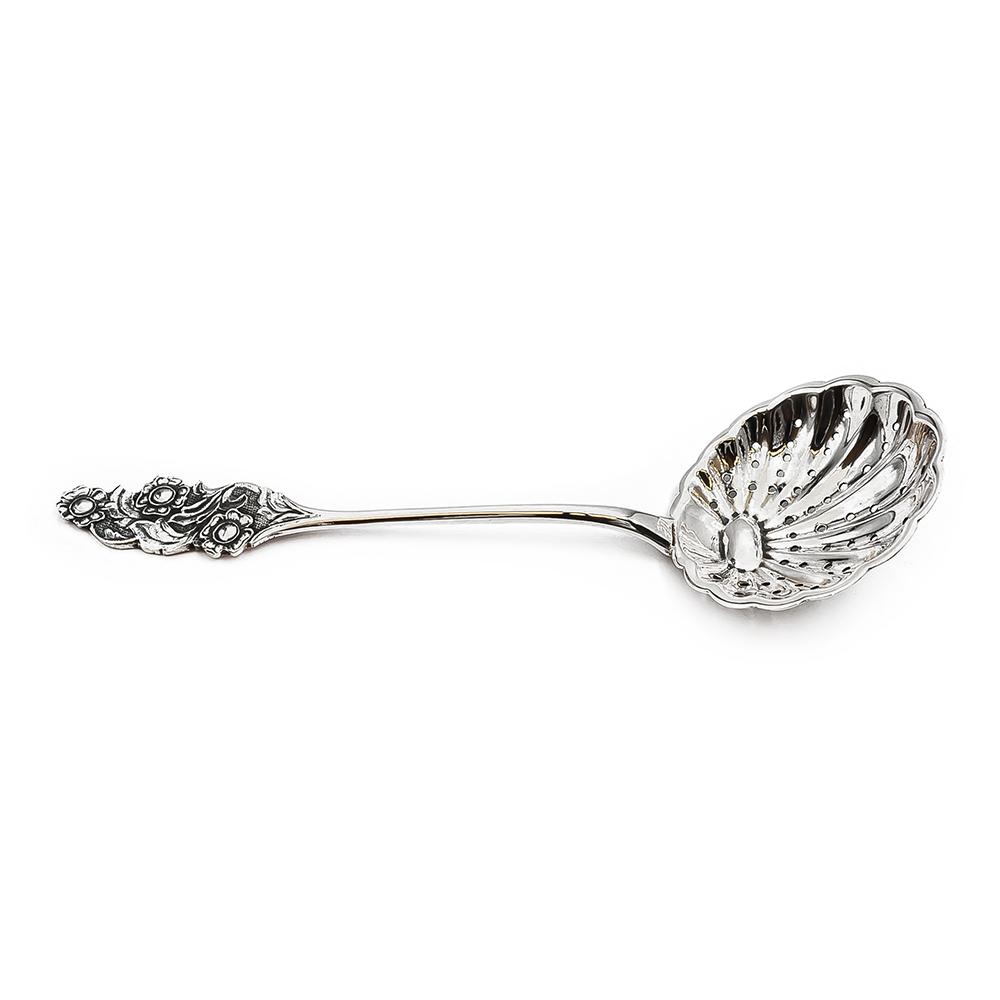 Hopeinen sirotinlusikka #0