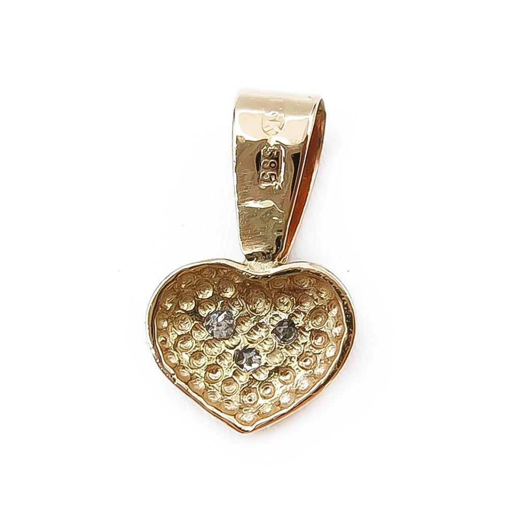 Timantti sydänriipus 0,03ct #1