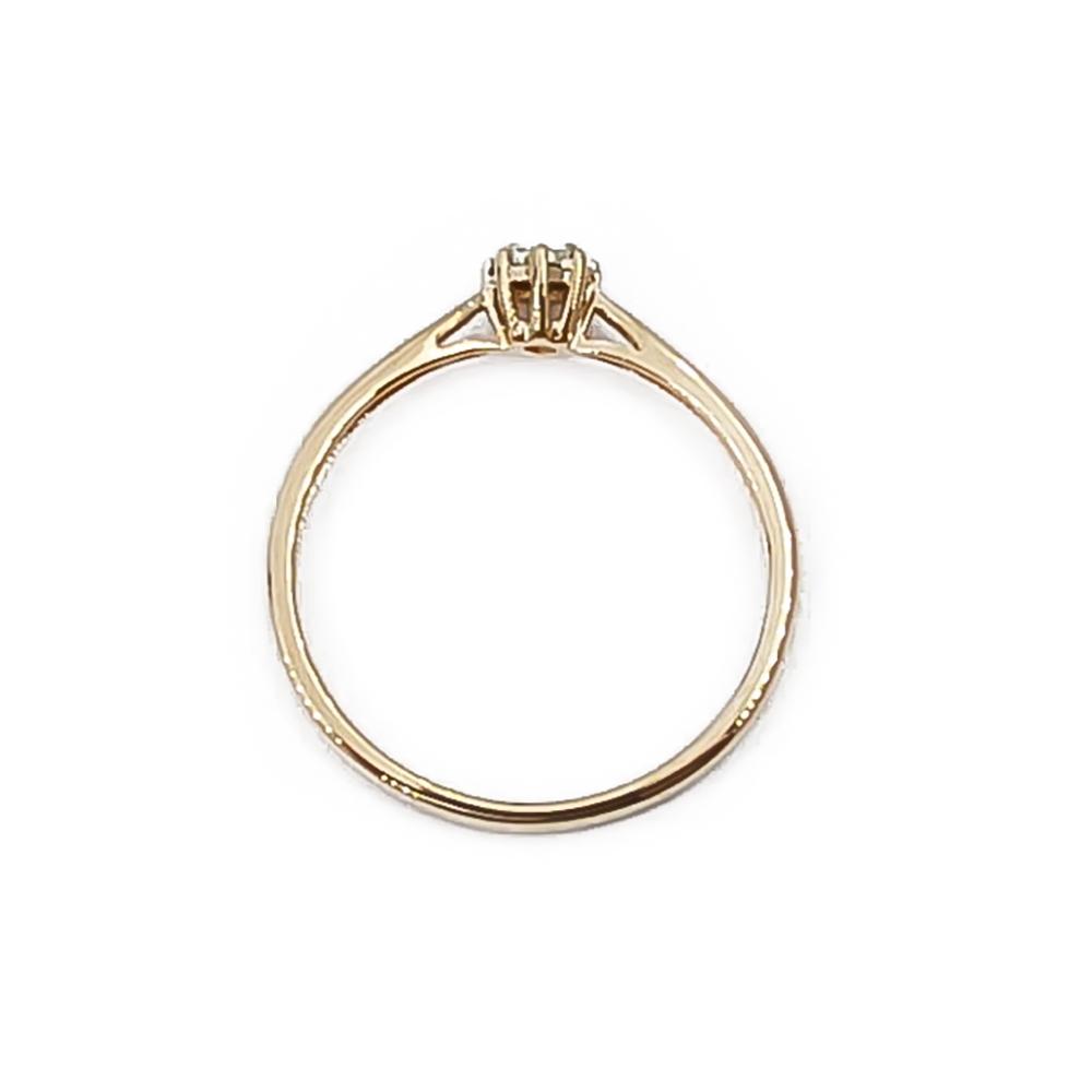Kultainen Timanttisormus 0.05ct koko 17+ #1