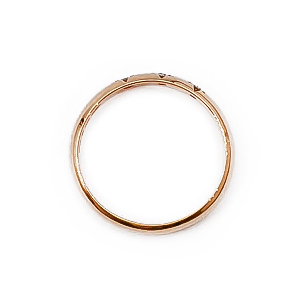 Kultainen Tähti-istutettu timanttisormus koko 18.5 3 x 0.02ct #1