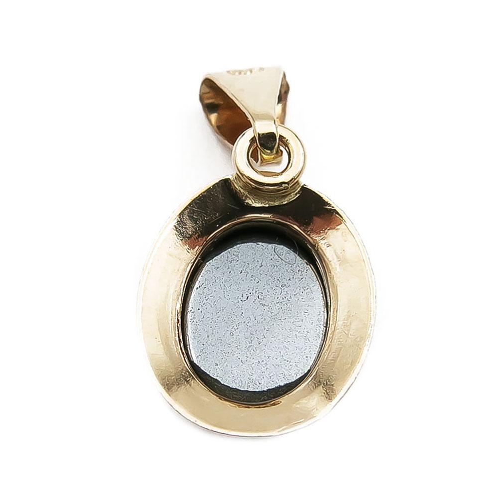 Kultainen riipus, hematiitti #1