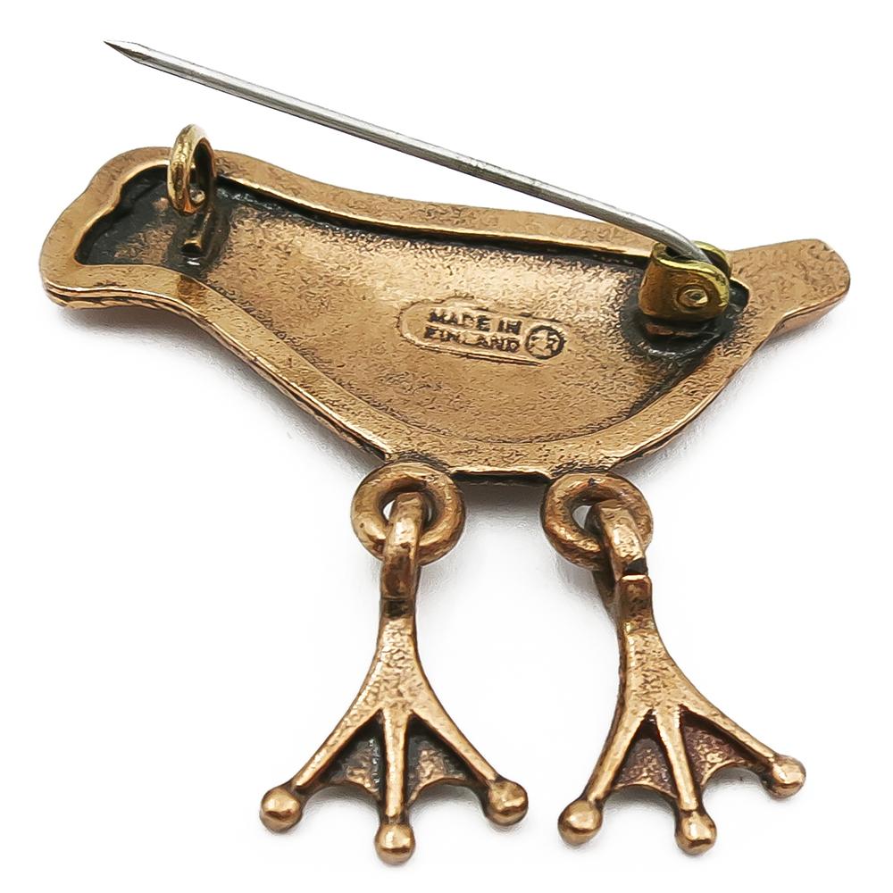 Kalevala Koru Hattulan lintu rintakoru pronssi #1