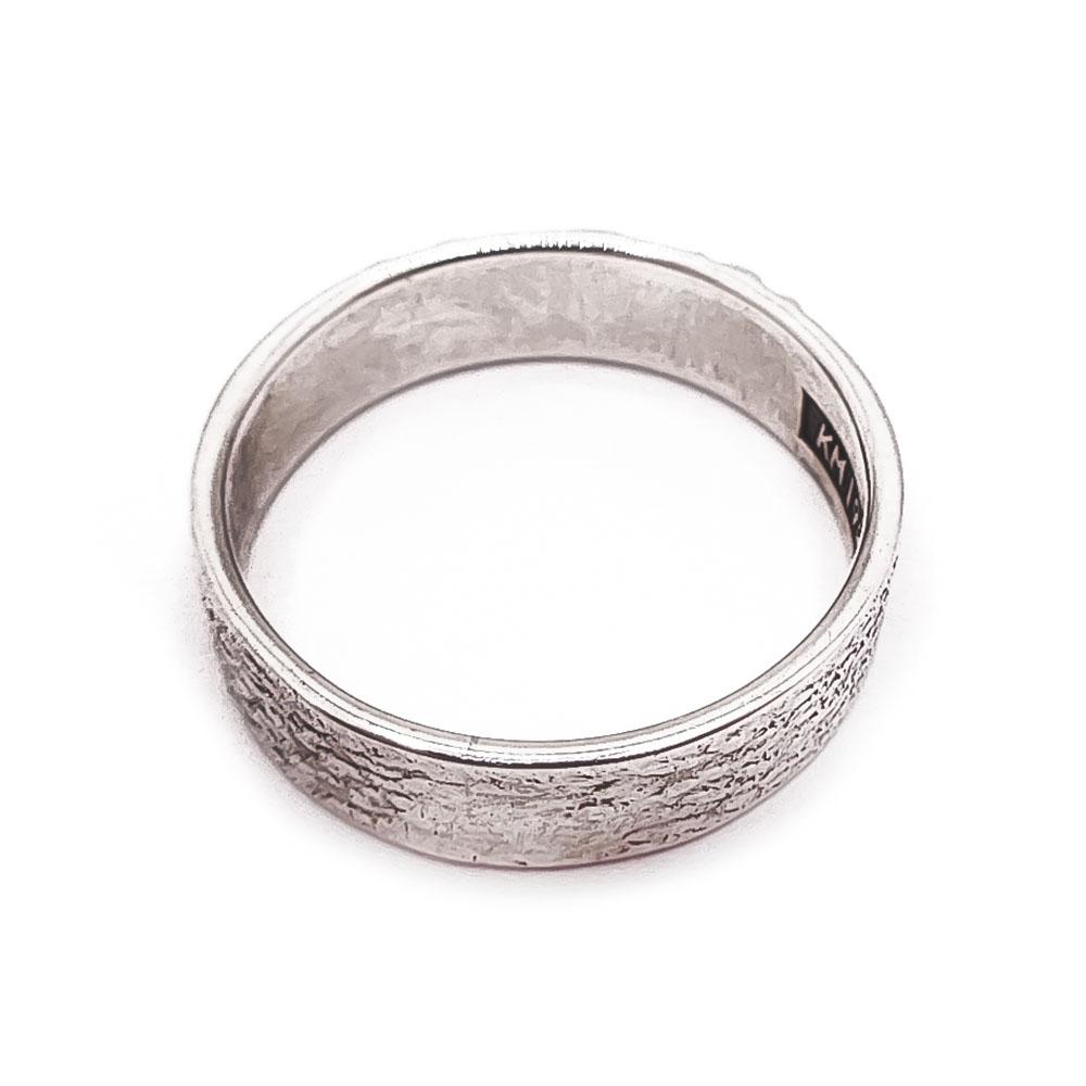 Hopeinen sormus ankh-risti 16.5mm #2