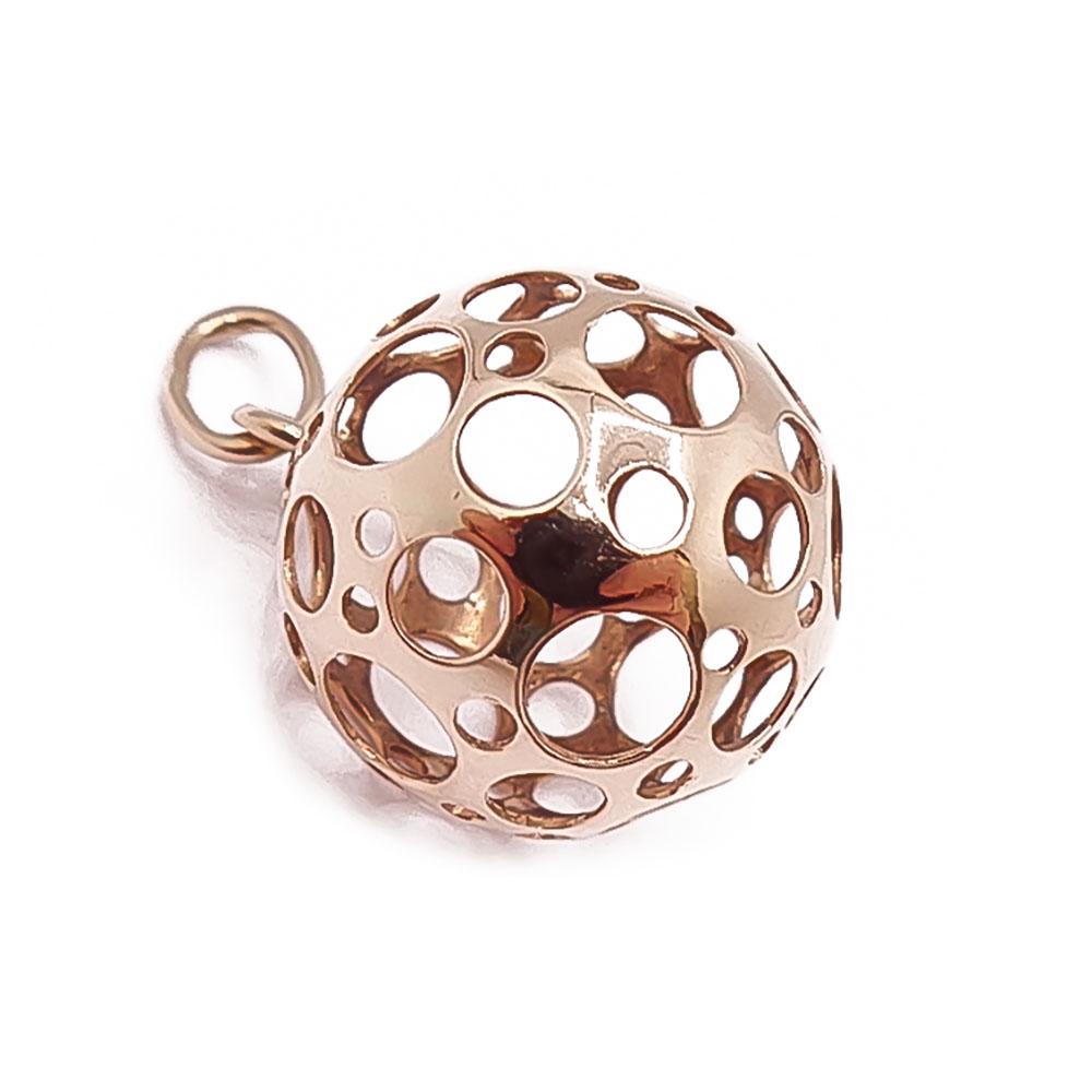 Kultainen Liisa Vitali leppäkerttu riipus 15mm #0