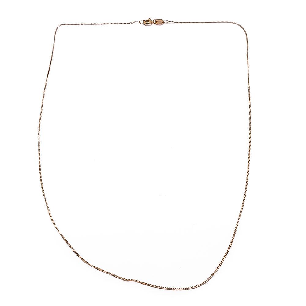 Kultainen panssariketju 45cm #0