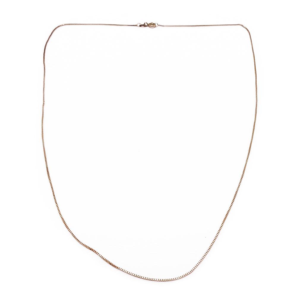 Kultainen venetsiaketju 51cm #0