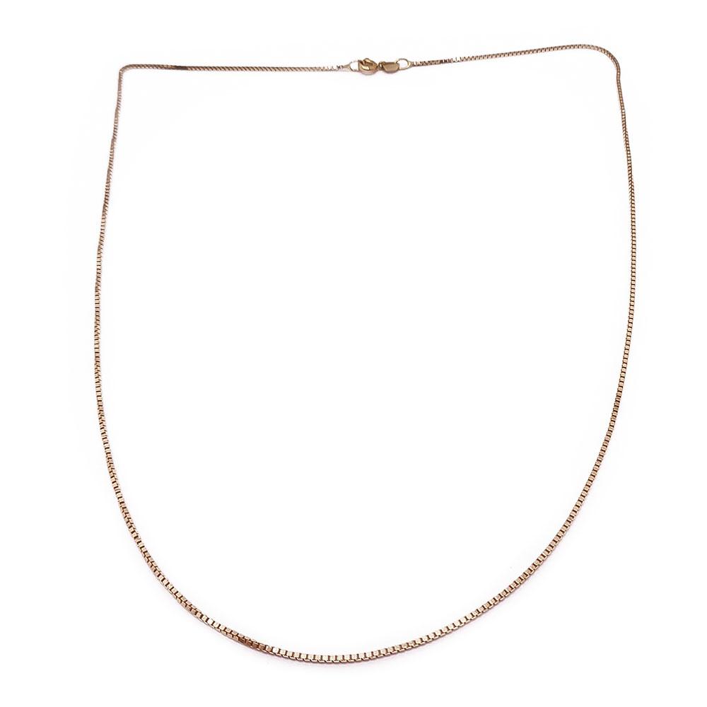 Kultainen venetsiaketju 45cm #0