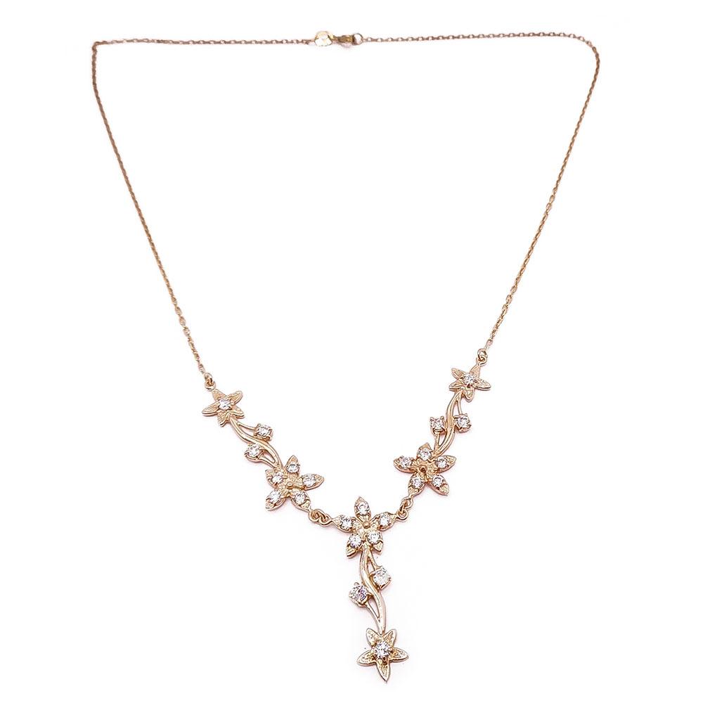 Kultainen kukkakääty z 45cm #0