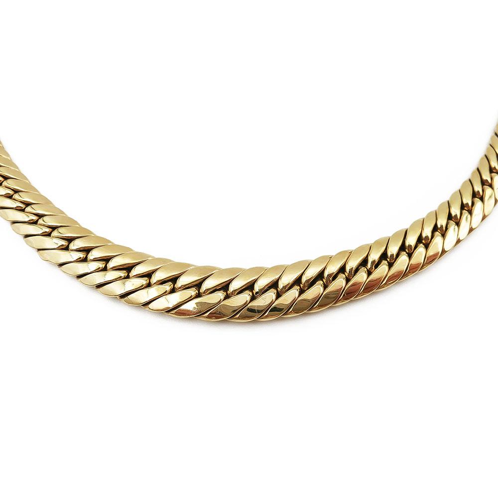 5-9mm Levenevä litistetty panssarikaulaketju 40cm #1