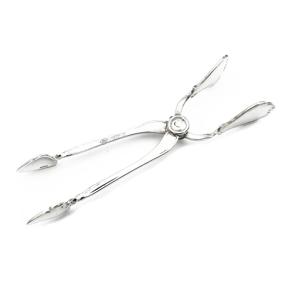 Hopeiset Chippendale sokeripihdit #1