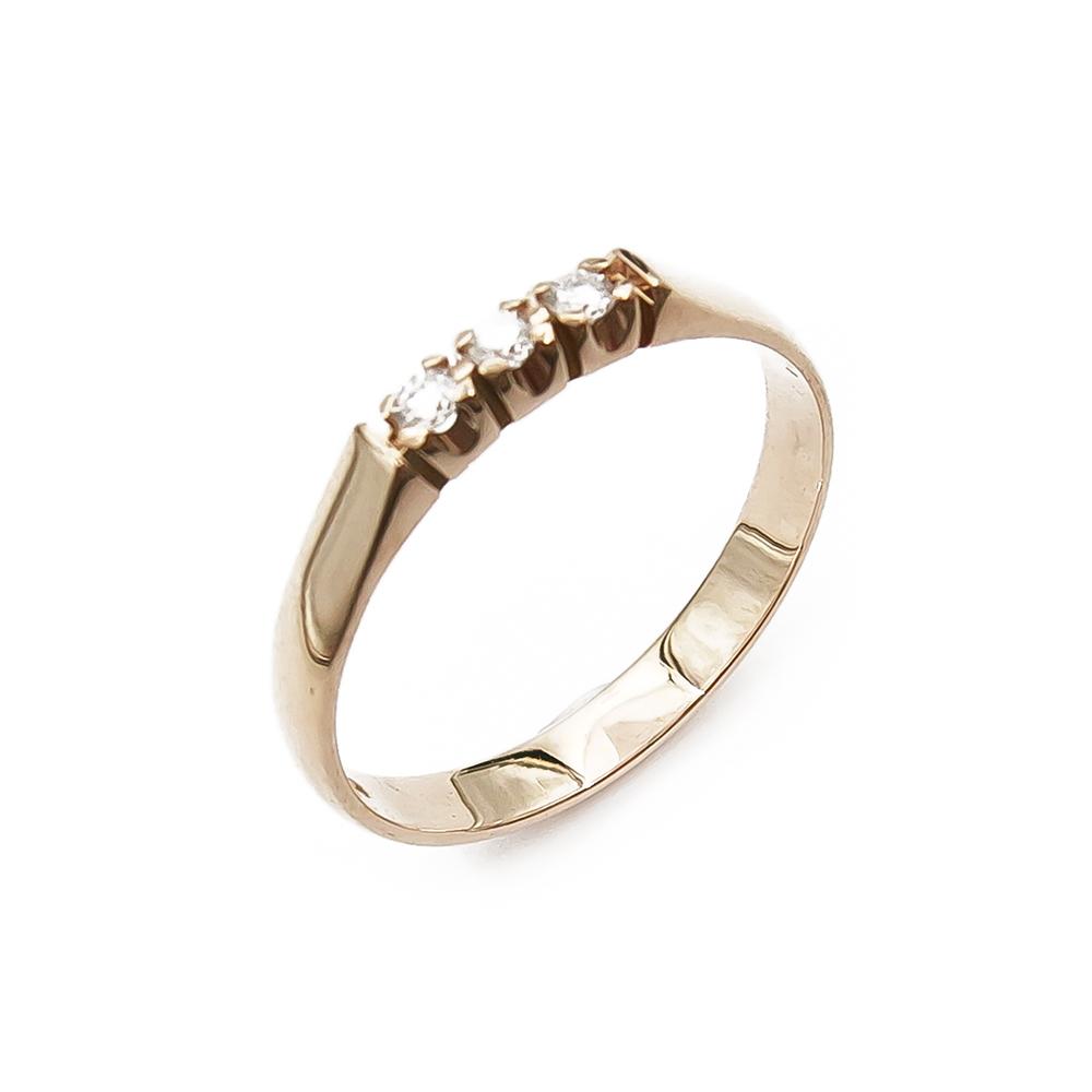 Rivitimanttisormus 0,09ct 18,5mm #0