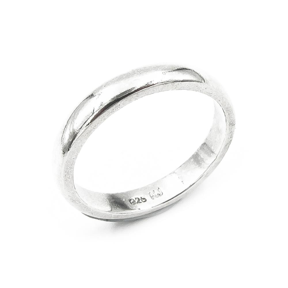 Sileä sormus halk.18mm lev.3mm #0