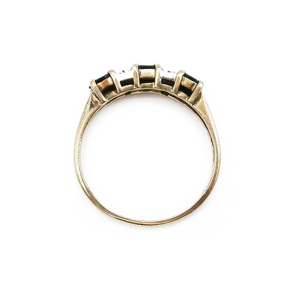 Timantti sinisafiiri sormus 0,02 17mm #2