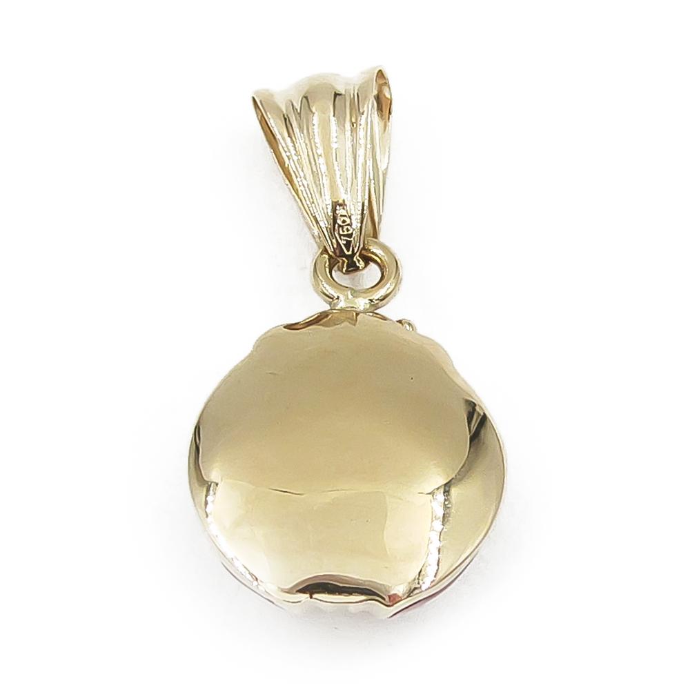 18k Kultainen leppäkerttu riipus #1