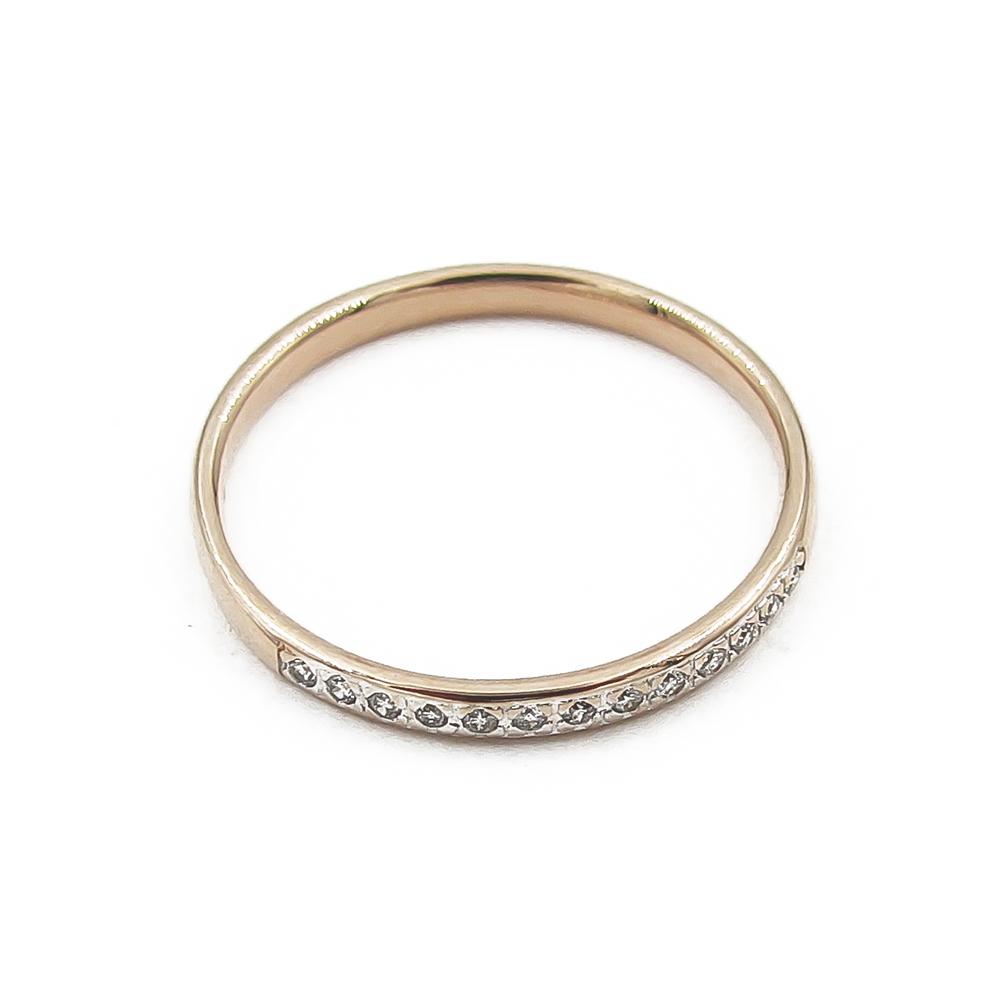 Timanttisormus halk.17.5mm, leveys 2mm #3