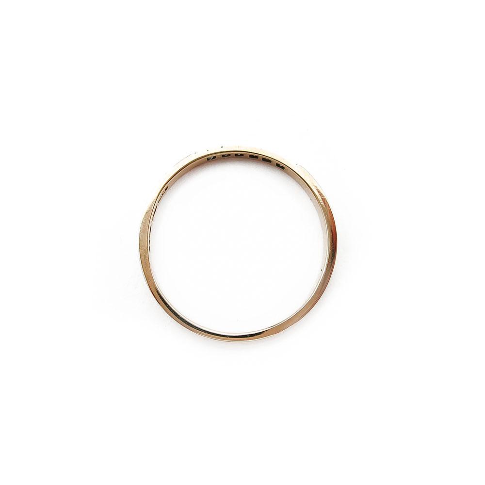 18k Timanttirivisormus 0,03ct 17mm #2