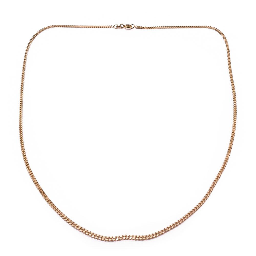 Kultainen panssariketju 45cm #0