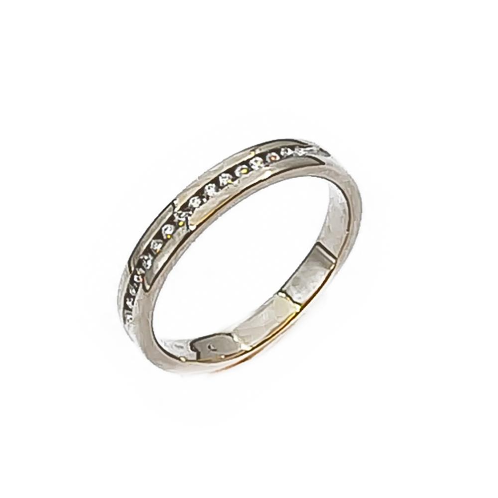 Valkokultainen timanttisormus koko 15.5 #0