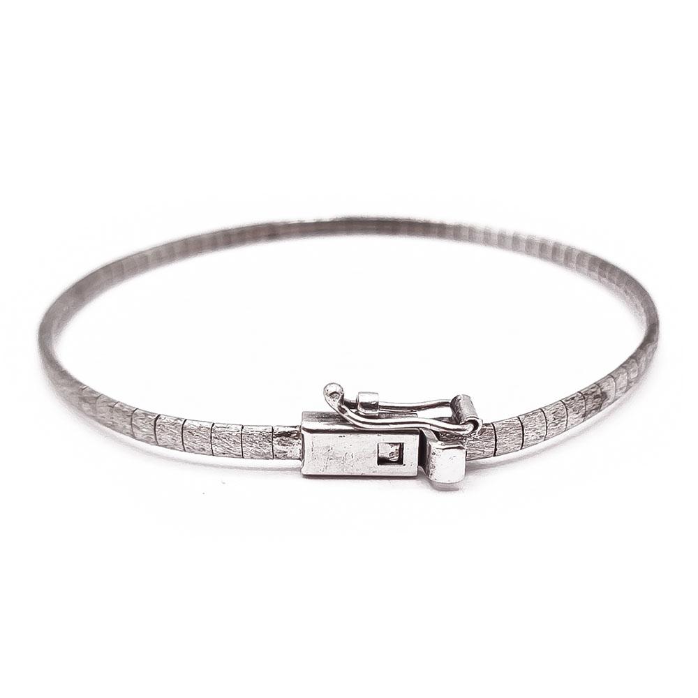 Hopeinen rannekoru 18cm #1