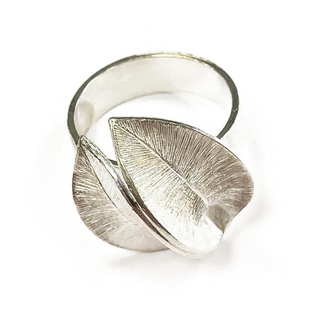 Kalevala koru Lumikukka sormus 17.75 hopea #1