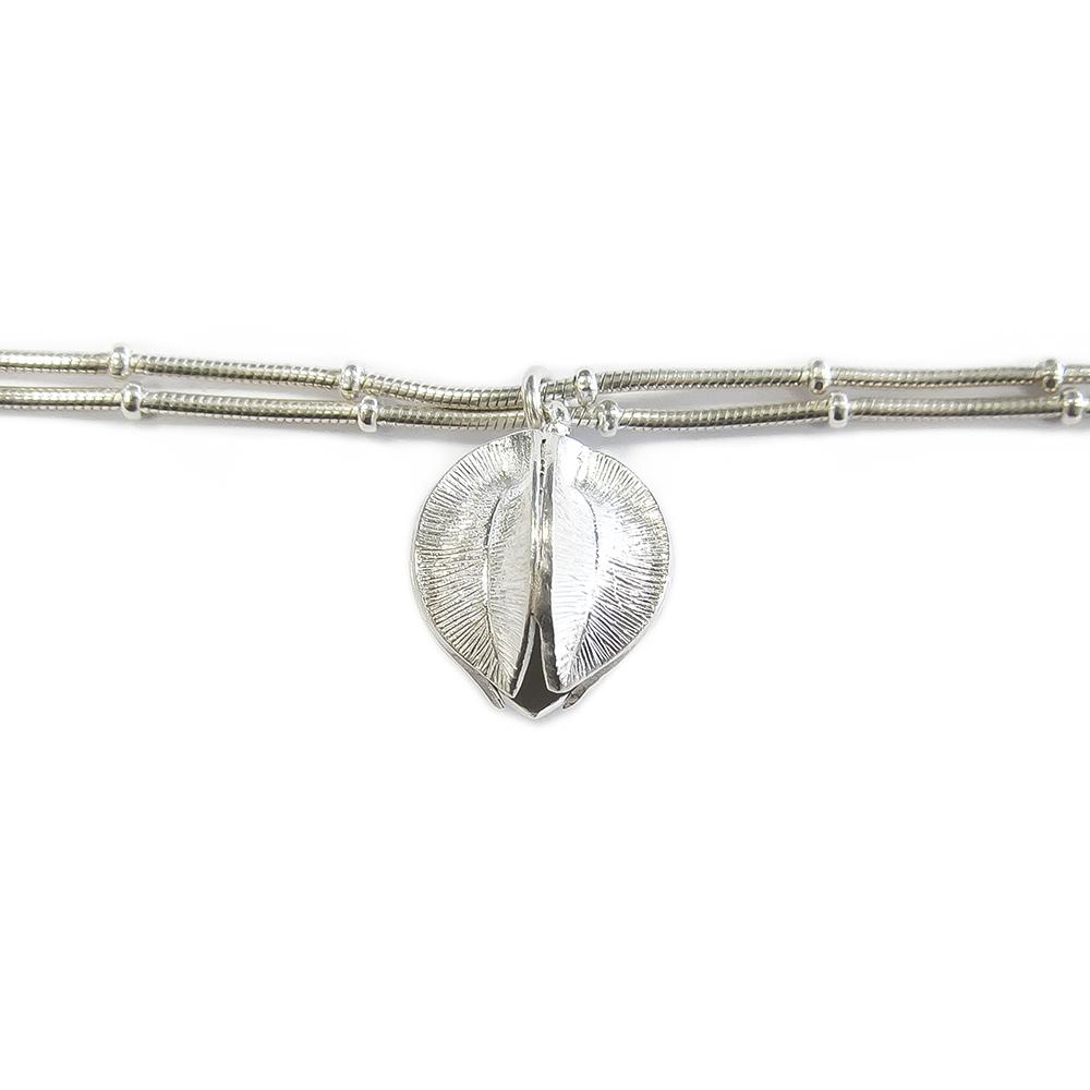 Kalevala koru Lumikukka rannekoru 20-22cm hopea #1