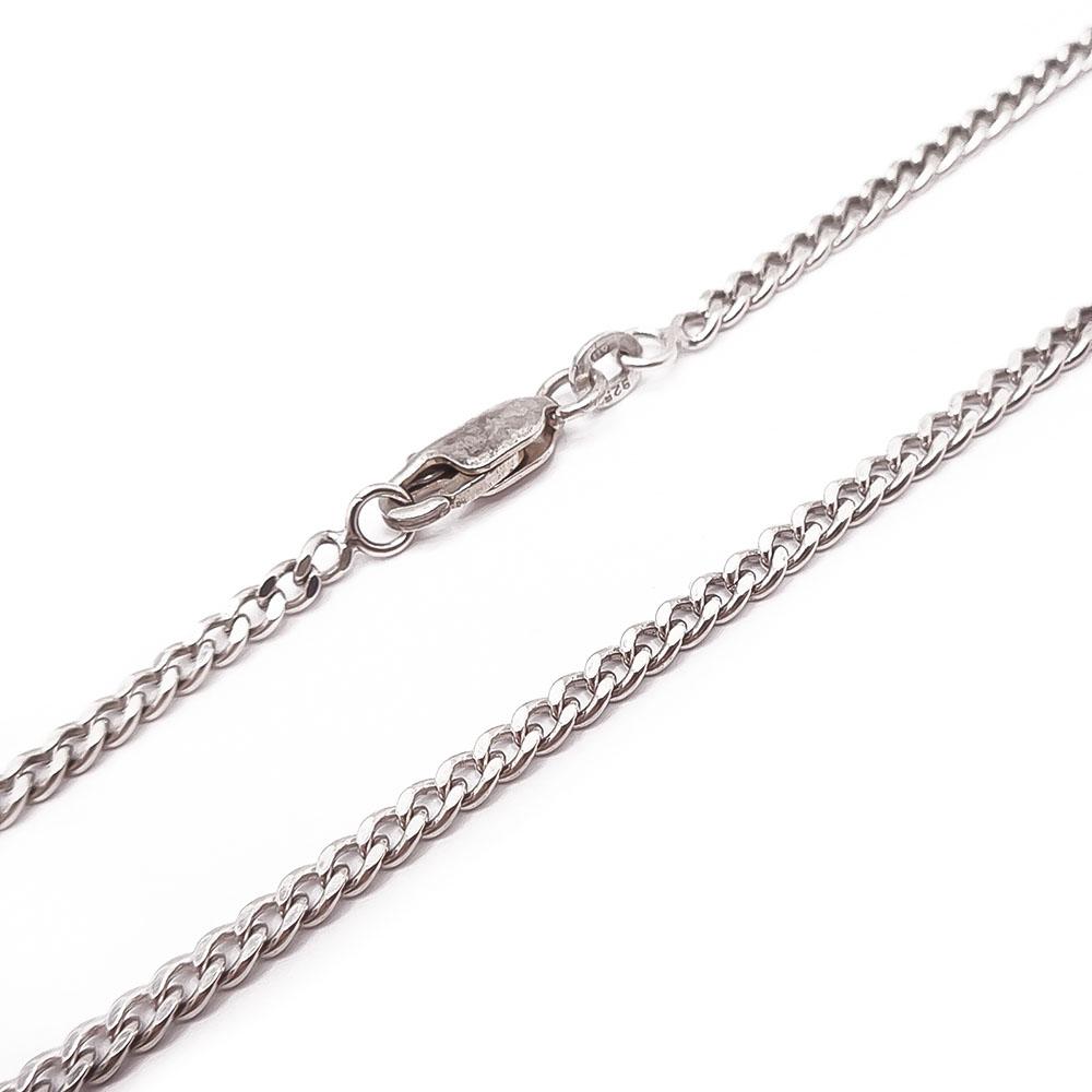 Hopeinen panssariketju 50cm #1